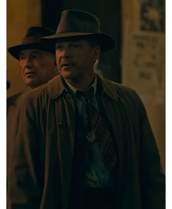 The Bride 2026 Peter Sarsgaard Trench Coat