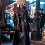 The Bride Jessie Buckley Leather Coat