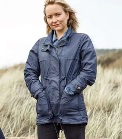 The Brokenwood Mysteries Kristin Sims Blue Jacket
