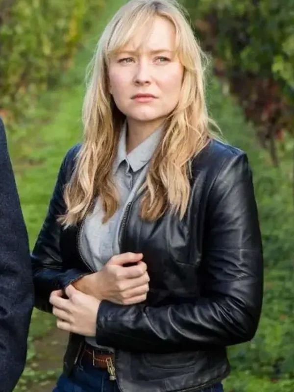 The Brokenwood Mysteries Kristin Sims Leather Jacket