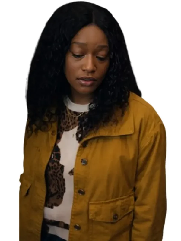 The Burbs Keke Palmer Yellow Jacket