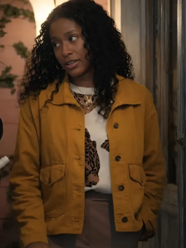 The Burbs Keke Palmer Yellow Jacket