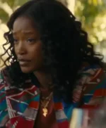 The Burbs Samira Fisher Print Bomber Jacket