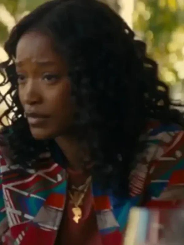 The Burbs Samira Fisher Print Bomber Jacket