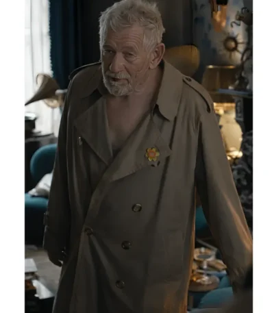 The Christophers Ian McKellen Trench Coat