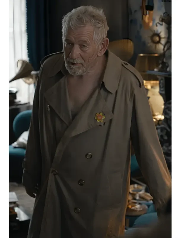 The Christophers Ian McKellen Trench Coat