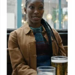 The Christophers Michaela Coel Brown Jacket