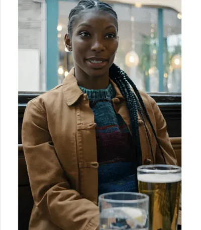 The Christophers Michaela Coel Brown Jacket