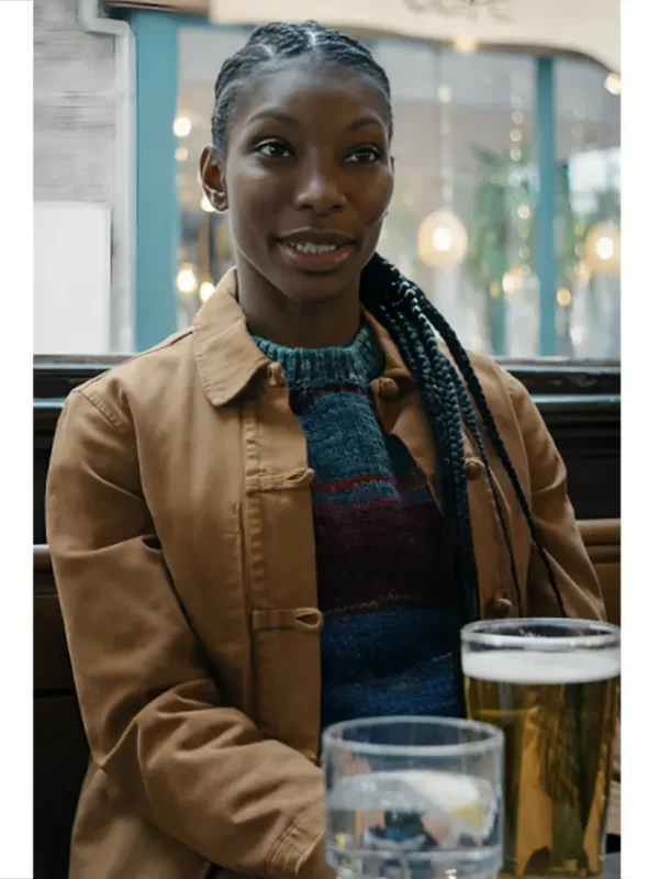 The Christophers Michaela Coel Brown Jacket