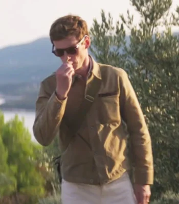 The Day Of The Jackal Eddie Redmayne Brown Jacket