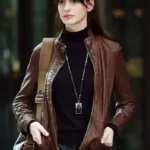 The Devil Wears Prada 2 Anne Hathaway Leather Jacket