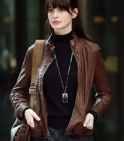 The Devil Wears Prada 2 Anne Hathaway Leather Jacket