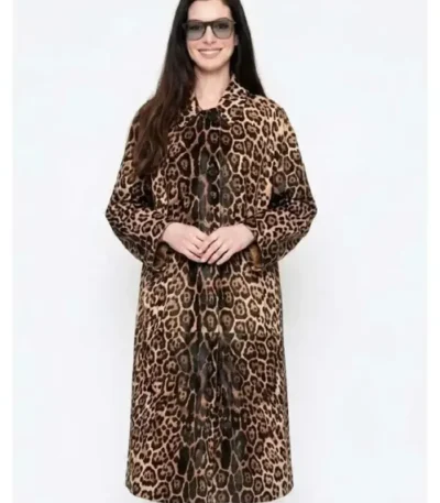The Devil Wears Prada 2 Anne Hathaway Leopard Coat
