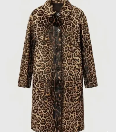 The Devil Wears Prada 2 Anne Hathaway Leopard Coat