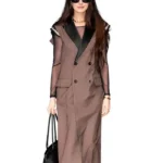 The Devil Wears Prada 2 Anne Hathaway Sleeveless Coat