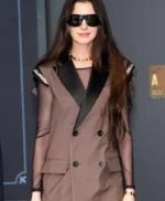 The Devil Wears Prada 2 Anne Hathaway Sleeveless Coat