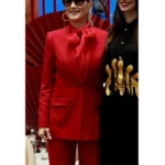 The Devil Wears Prada 2 Event Meryl Streep Red Suit