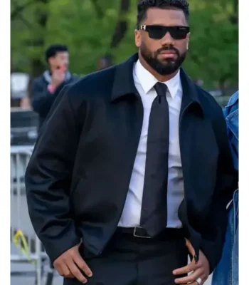 The Devil Wears Prada 2 Event Russell Wilson Black Jacket