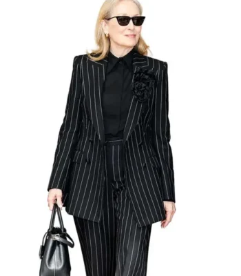 The Devil Wears Prada 2 Meryl Streep Pinstripe Suit
