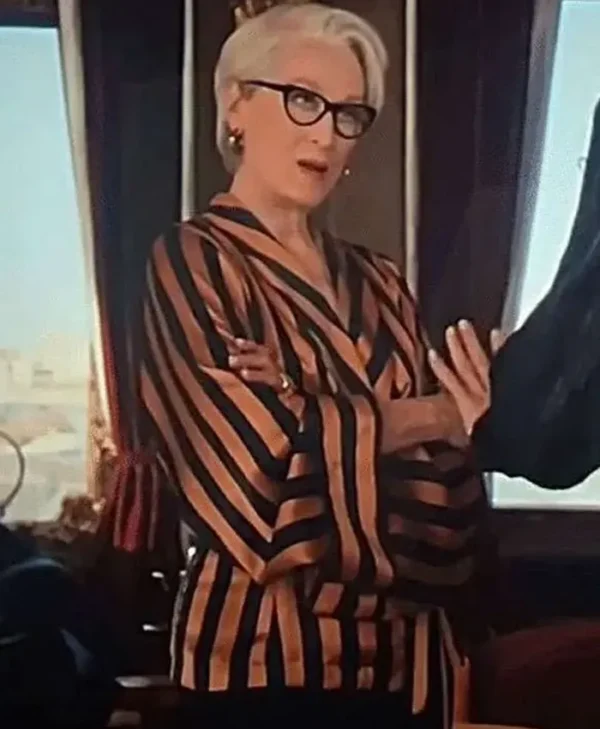 The Devil Wears Prada 2 Meryl Streep Stripe Robe