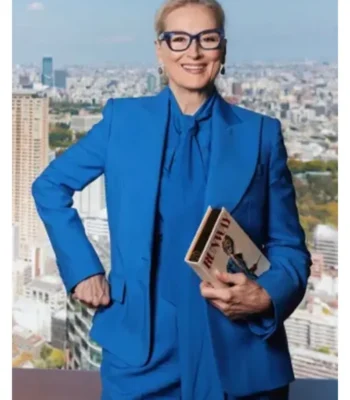 The Devil Wears Prada 2 Press Tour Meryl Streep Blazer