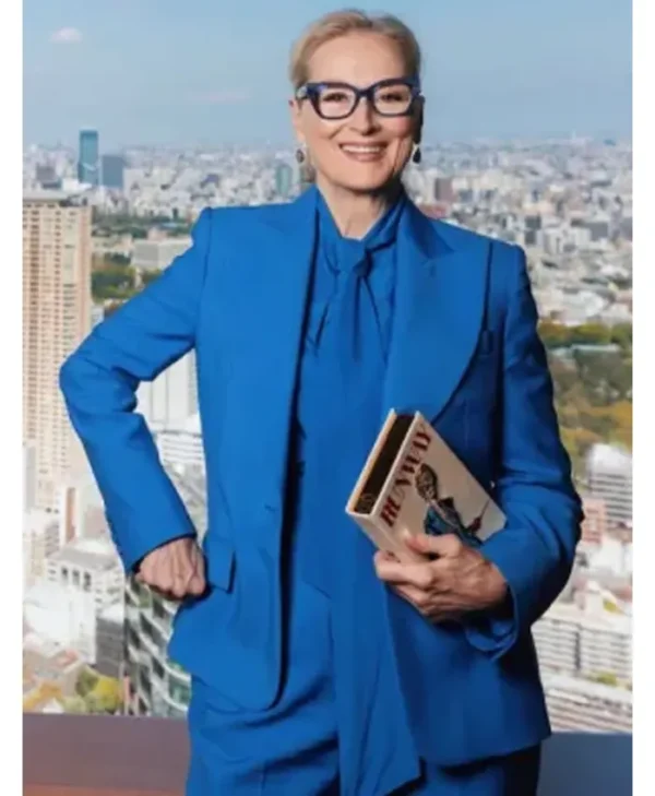 The Devil Wears Prada 2 Press Tour Meryl Streep Blazer