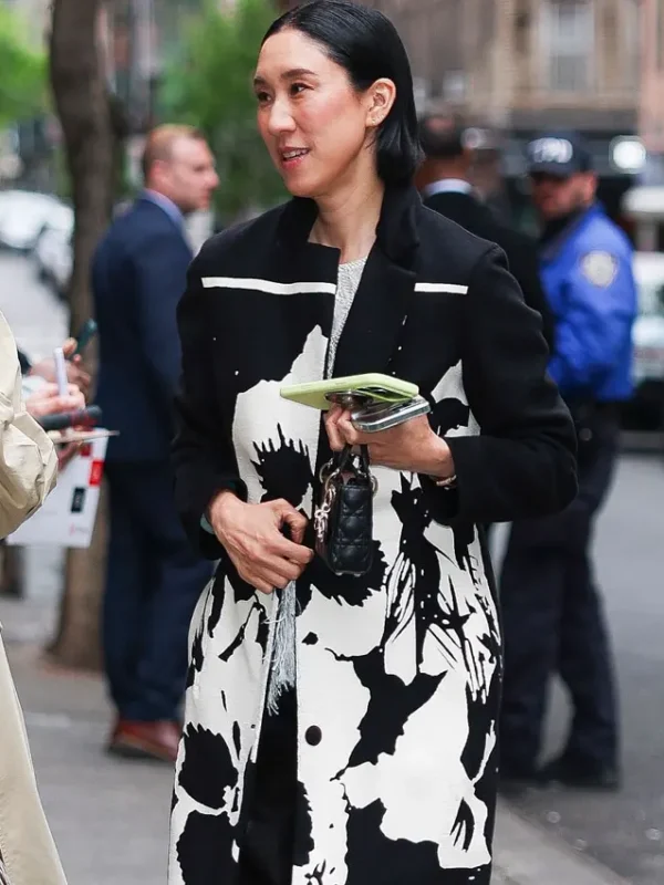 The Devil Wears Prada 2 Screening Eva Chen Floral Coat