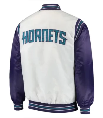 The Enforcer Charlotte Hornets Varsity Satin Jacket