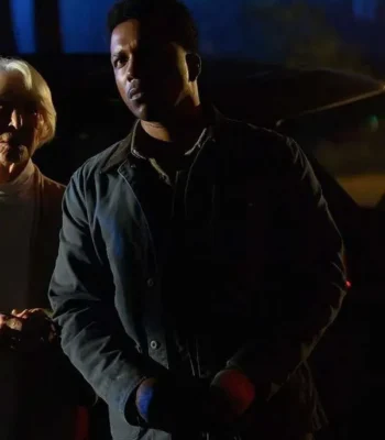 The Exorcist Believer Leslie Odom Jr Blue Cotton Jacket