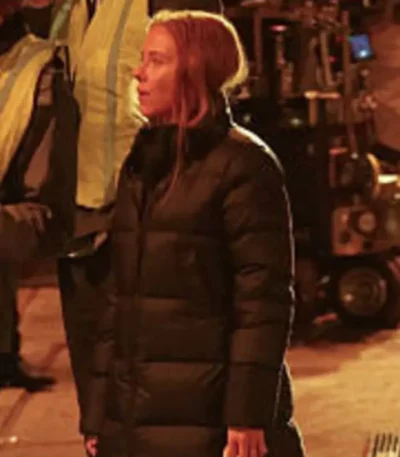The Exorcist Scarlett Johansson Puffer Coat