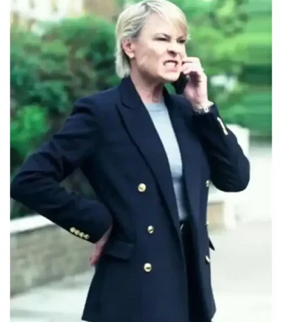 The Girlfriend Laura Sanderson Wool Blazer