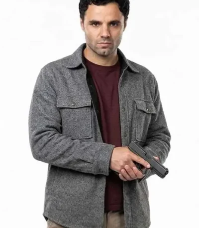 The Hunting Party S02 Shane Florence Grey Jacket