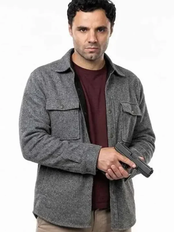 The Hunting Party S02 Shane Florence Grey Jacket