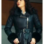 The Rainmaker Lana Parrilla Fur Leather Jacket