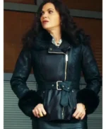 The Rainmaker Lana Parrilla Fur Leather Jacket