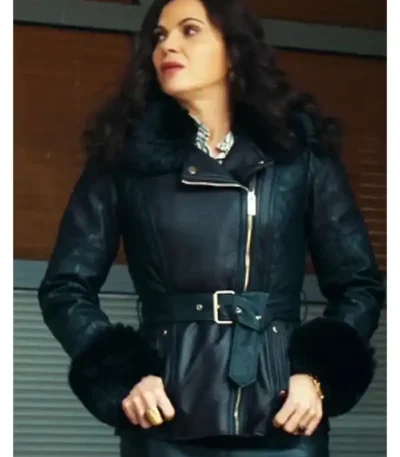 The Rainmaker Lana Parrilla Fur Leather Jacket
