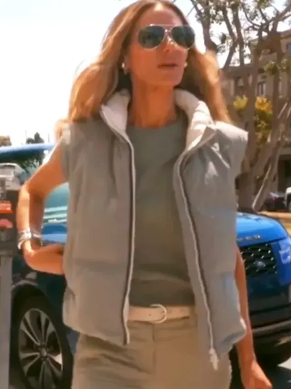 The Real Housewives of Beverly Hills Dorit Kemsley Grey Vest