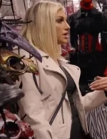 The Real Housewives of Orange County Gina Kirschenheiter Off White Leather Jacket
