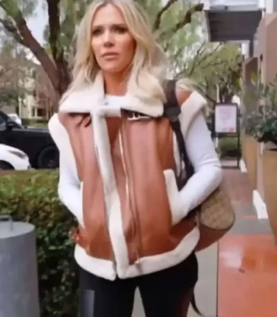 The Real Housewives of Orange County Jennifer Pedranti Shearling Vest
