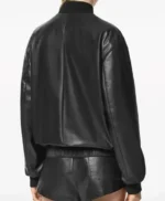 The Real Housewives of SLC Lisa Barlow Leather Bomber Jacket