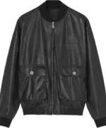 The Real Housewives of SLC Lisa Barlow Leather Bomber Jacket