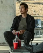 Movie The Rip Steven Yeun Bomber Jacket