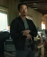 Movie The Rip Steven Yeun Bomber Jacket