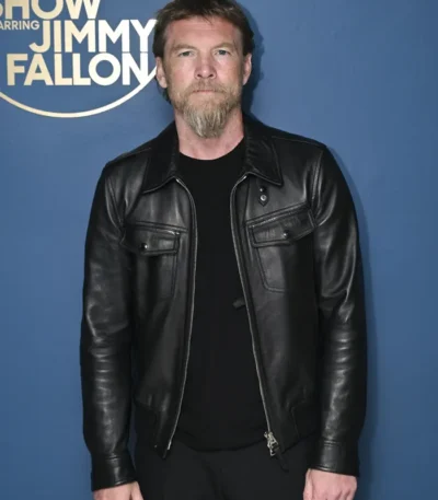The Tonight Show 2026 Sam Worthington Leather Jacket