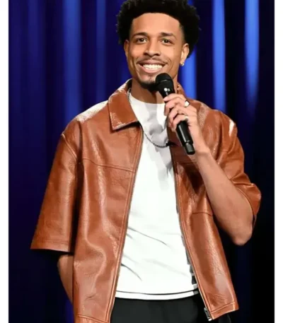 The Tonight Show Ontonio Kareem Leather Jacket