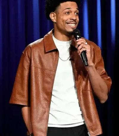 The Tonight Show Ontonio Kareem Leather Jacket