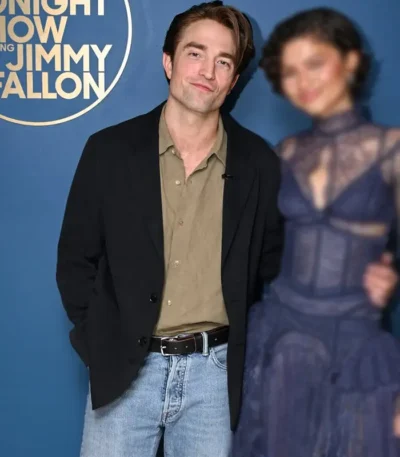 The Tonight Show Robert Pattinson Black Blazer