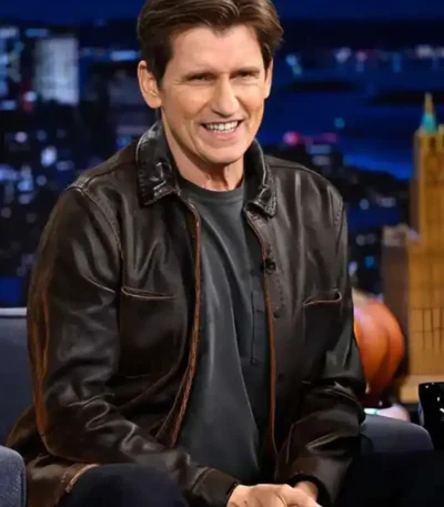The Tonight Show S13 Denis Leary Brown Jacket