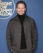 The Tonight Show Sam Heughan Grey Jacket