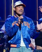 The Tonight Show 2026 Anthony Ramos Blue Satin Jacket
